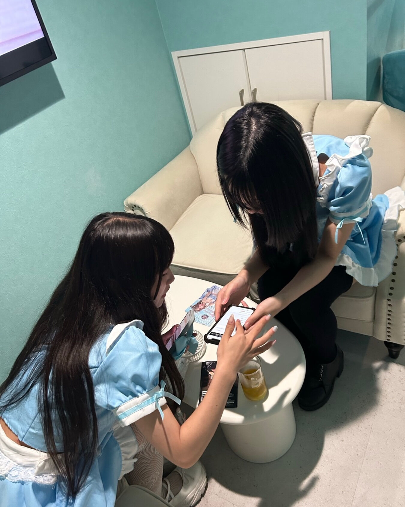 ☀️暑さに負けず今日も元気です🩵